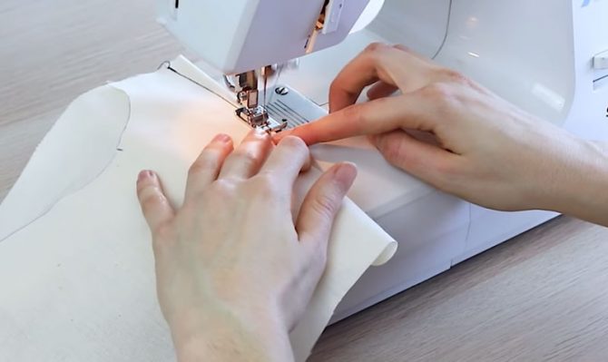 cómo coser una pinza a máquina