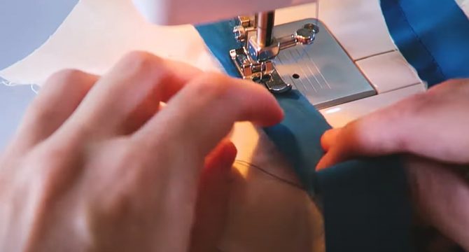 cómo coser a maquina un bies