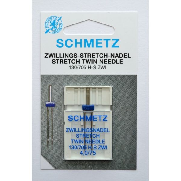 Aguja Schmetz Stretch Twin  1,0/ 75 H-S ZWI