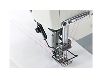 Máquina de coser industrial de dos agujas fijas. Juki LH-3528AGF 