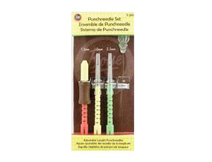 Set de 3 Agujas Ajustables Punchin