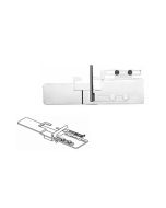 Guía dobladilladora de tejidos para Recubridora Elna 444