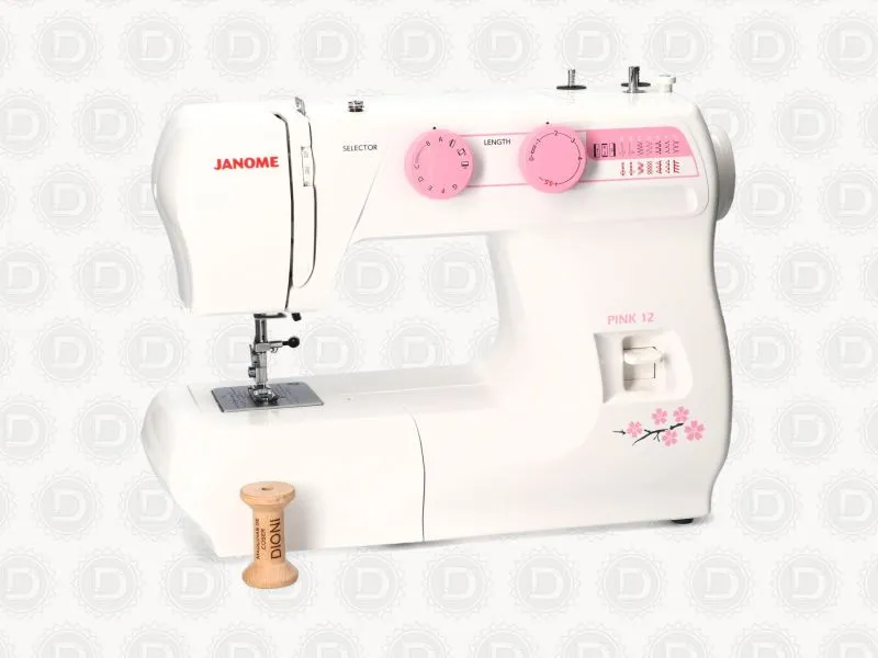 Máquina de coser Janome Pink 12 Máquina de coser Janome Pink 12