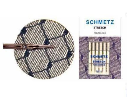 Agujas Schmezt para Elástico Normales y Gemelas 130/75 H-S