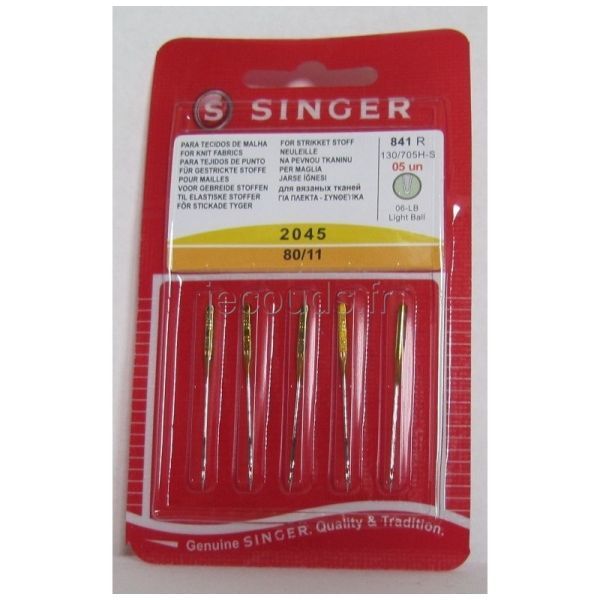 Agujas Singer 2045 80/11