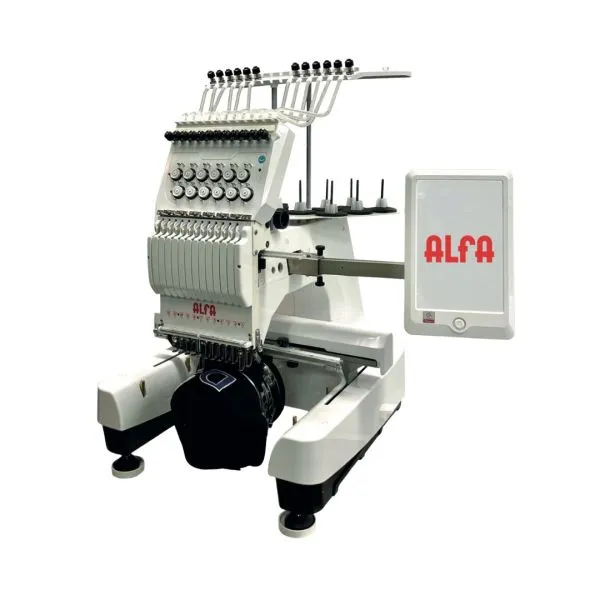 Maquina de bordar Alfa 12 agujas industrial Ax12
