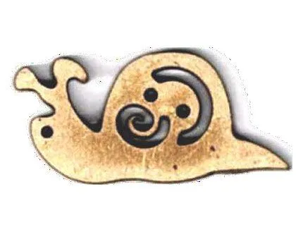 Botón Madera Caracol