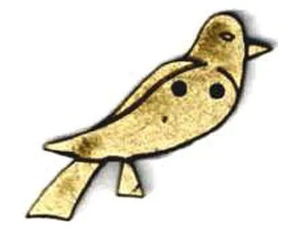 Botón Madera Palomita