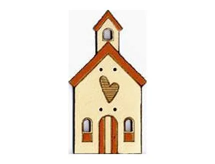 Botón Madera Pintada Casa Beige