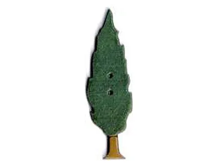 Botón Madera Pintada Ciprés