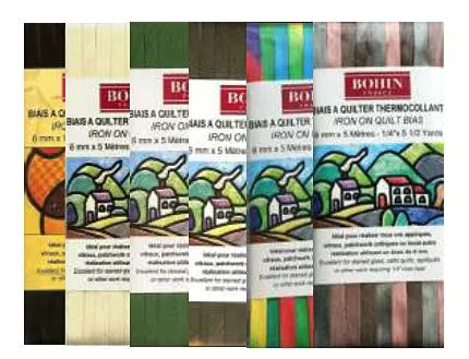 Cintas al Bies Termoadhesivo 6 Milímetros Varios Colores