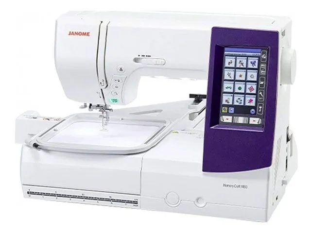 JANOME MC 9850 MÁQUINA DE COSER Y BORDAR 
