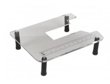 Mesa extensible de plexiglas Bernette Moscow  Y Milan 5/7/8