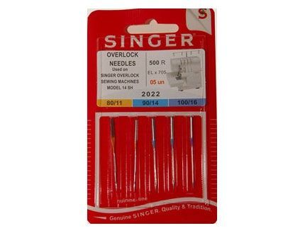 Agujas Singer Overlock