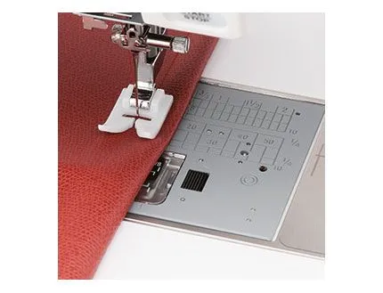 Prensatelas y placa de aguja ultradeslizantes