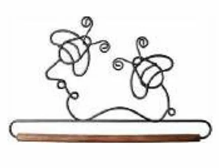 Percha Modelo Abejas