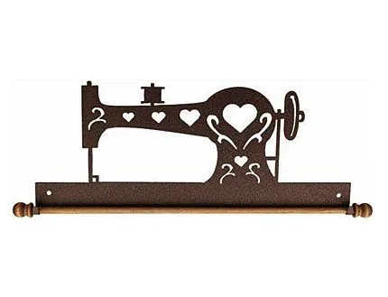 Percha de Hierro Fundido Modelo Máquina de Coser