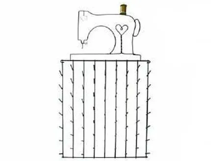 Percha para 63 Carretes de Hilo