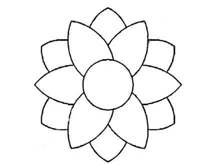 Plantilla Acetato Flor Doble