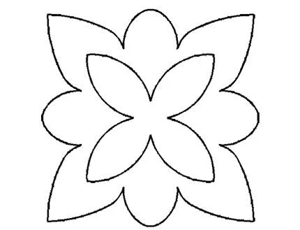 Plantillas Acetato Flor Puntas Rectas y Redondas