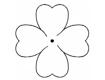 Plantilla Acetato Flor Trébol