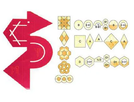 Plantilla Combinada Jelly Monster para Patchwork