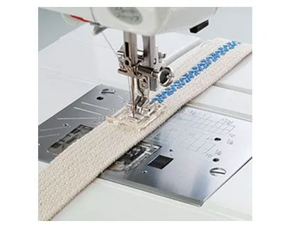 Prensatelas para puntada satinada.