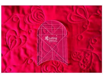 Regla corta para acolchar con arcos