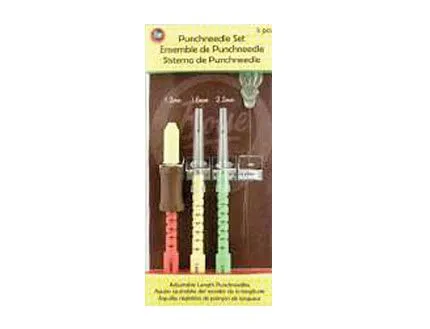 Set de 3 Agujas Ajustables Punchin