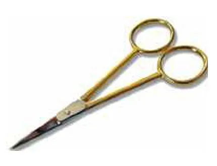 Tijera Dorada de Punta Recta de 10,5 Centímetros