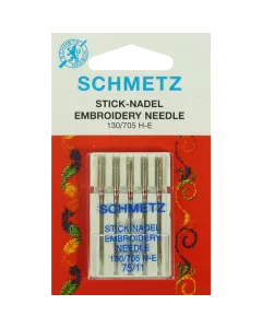 Agujas Schmetz Embroidery 130/705 H-E 75/11