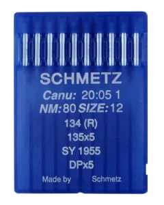 Aguja para maquina industrial Schmetz 134R