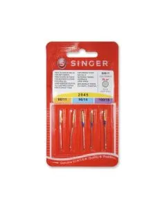 Agujas Singer 2045 80/11 90/14 100/ 16 