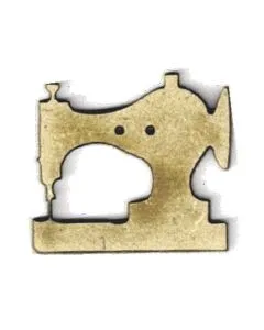 Botón Madera Máquina de Coser