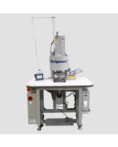 Máquina semiautomática  de soldadura  goma de mascarilla plegada