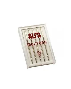 Estuche de 5 Agujas Alfa Número 100