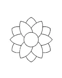 Plantilla Acetato Flor Doble