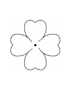 Plantilla Acetato Flor Trébol