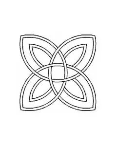 Plantilla Celtic Doble Ocho Puntas