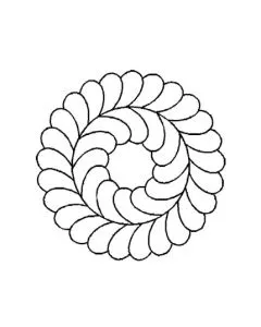 Plantilla Circulo Plumas