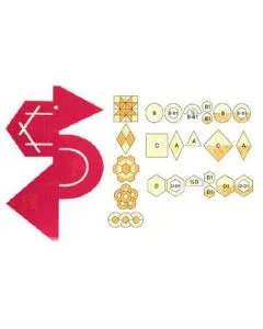 Plantilla Combinada Jelly Monster para Patchwork