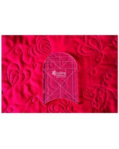 Regla corta para acolchar con arcos