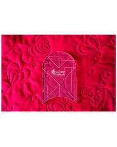 Regla corta para acolchar con arcos