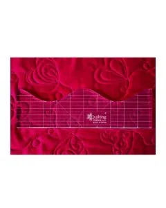 Regla para acolchar con ondas