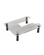 Mesa extensible de plexiglas Bernette Moscow  Y Milan 5/7/8