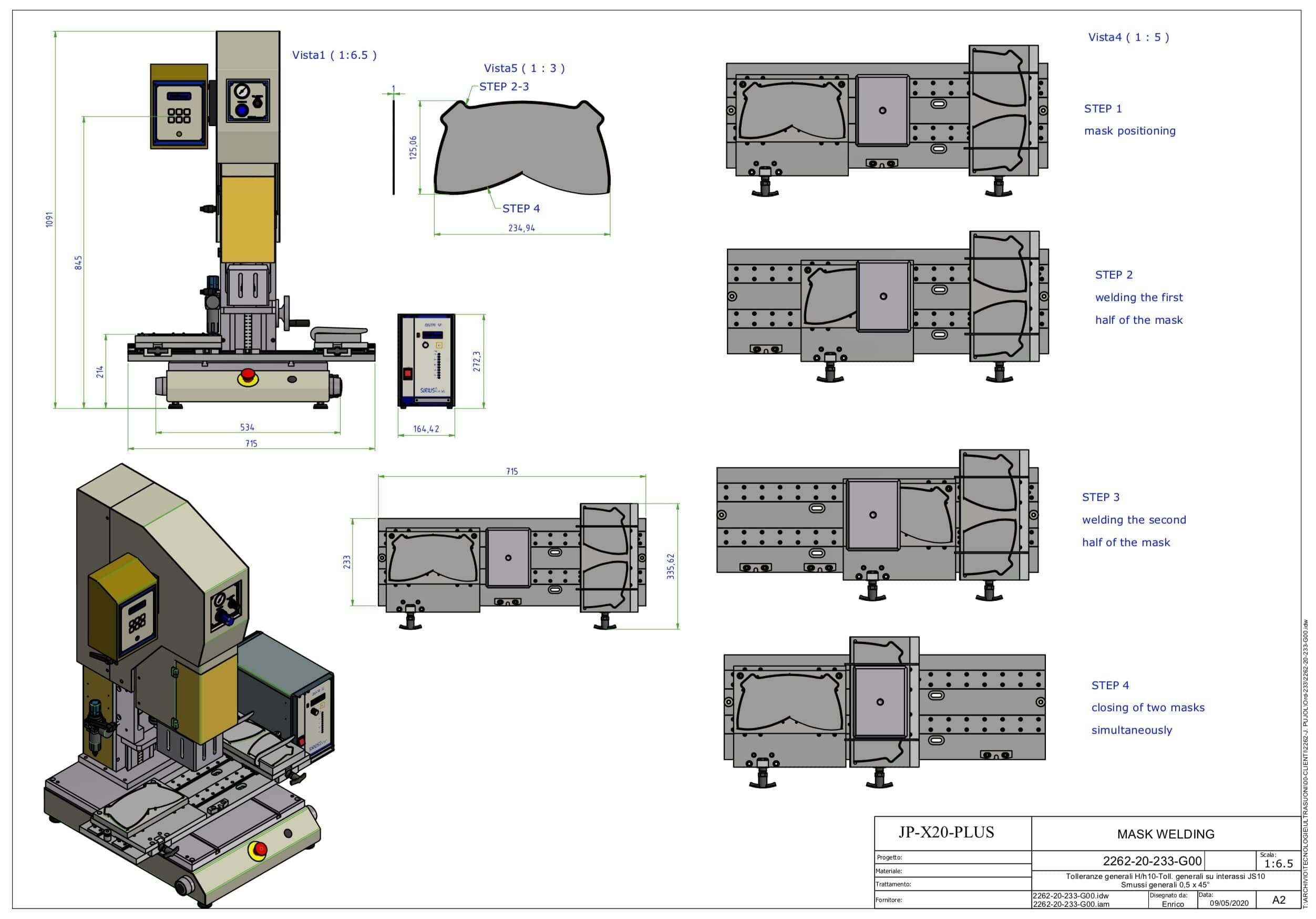 m&aacute;quina para fabricar mascarillas